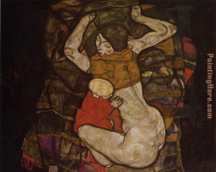 Egon Schiele Young Mother